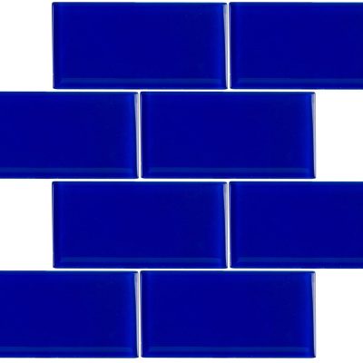 Caribbean Blue 3″ x 6″ Subway Tile