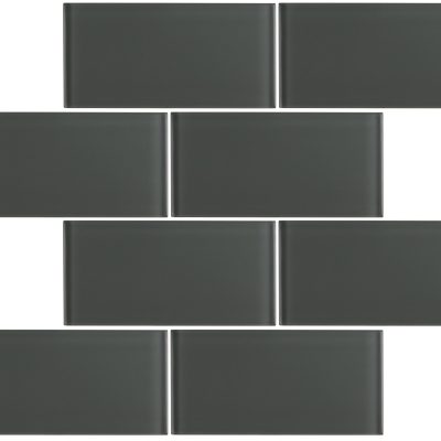 Dark Gray 3″ x 6″ Subway Tile