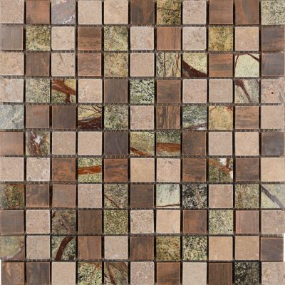 Copper Amazon 1″ x 1″ Mosaic