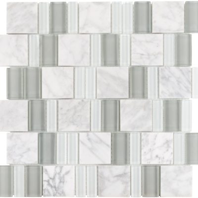 White Fossil 2By Combo Mosaic
