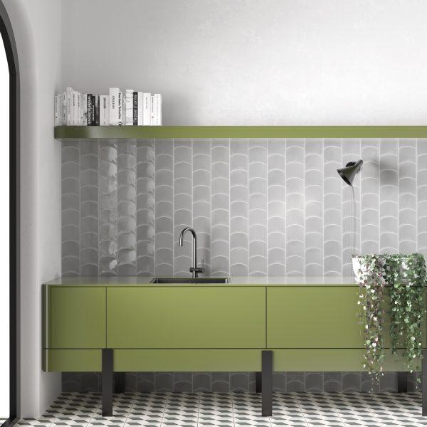 Antique copper beveled 3 x 6 subway tile unique design solutions