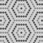 Designer Hexagon 5 Rounds Pattern