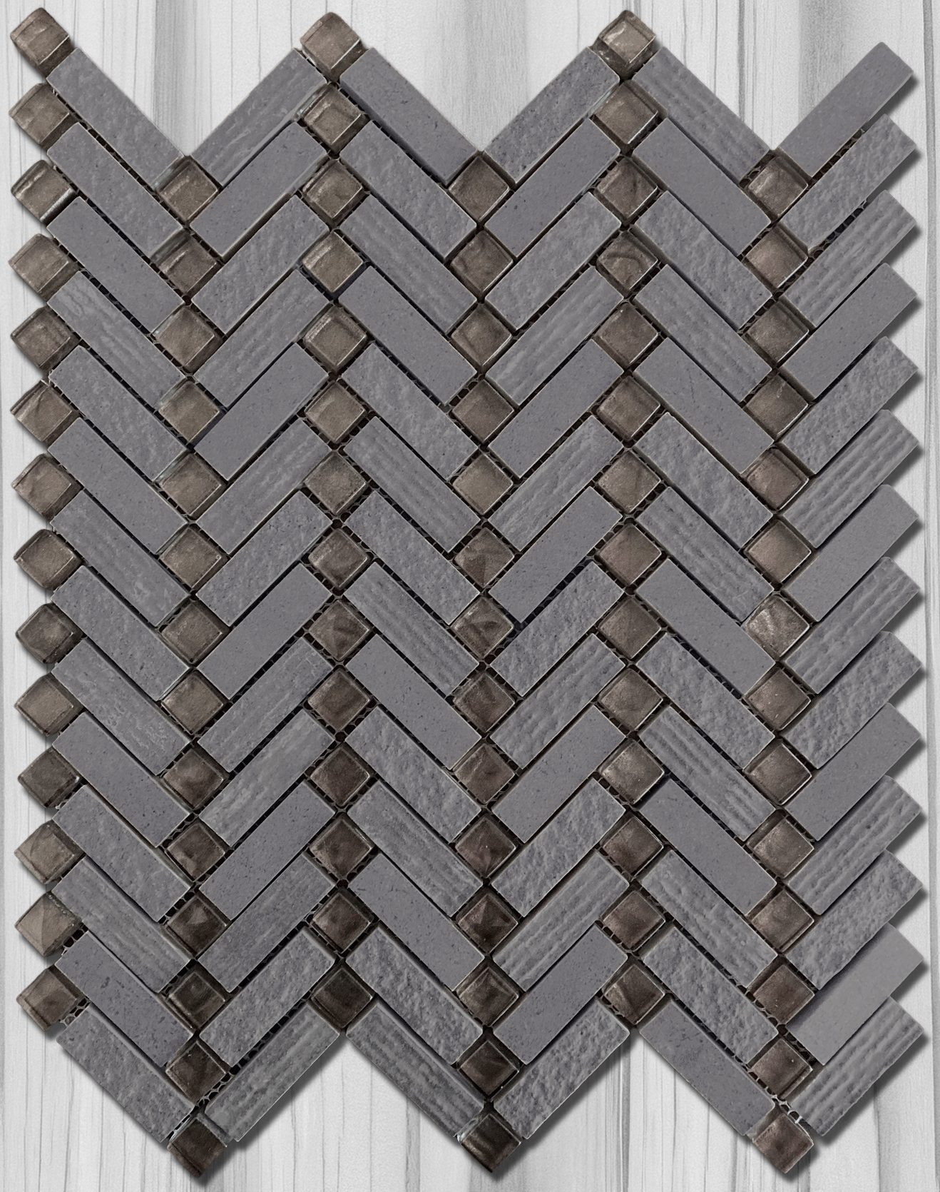 Metro Lead Texture Stippled Chevron_864-404