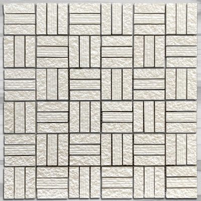 Metro White Texture Parquet